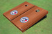 Toronto Blue Jays Circle Solid Rosewood Cornhole Boards