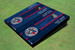Toronto Blue Jays Circle Alternating Wood Look Long Stripe Custom Cornhole Boards