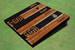 San Francisco Giants SF Alternating Wood Look Long Stripe Custom Cornhole Boards