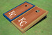 Kansas City Royals KC Rosewood Alternating Border Cornhole Boards Kansas City Royals KC Rosewood Alternating Border Cornhole Boards