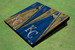 Kansas City Royals KC Alternating Wood Look Triangle Cornhole Boards