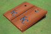Kansas City Royals KC Solid Rosewood Cornhole Boards