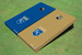 Kansas City Royals KC Shield Alternating Solid Cornhole Boards