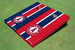 Los Angeles Angels Circle Alternating Long Stripe Cornhole Boards