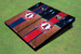 Los Angeles Angels Circle Field Long Stripe Alternating Themed Cornhole Boards