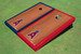Los Angeles Angels A Rosewood Alternating Border Cornhole Boards