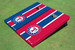 Texas Rangers Circle Alternating Long Stripe Cornhole Boards Texas Rangers Circle Alternating Long Stripe Cornhole Boards