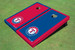 Texas Rangers Circle Alternating Border Cornhole Boards