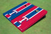 Texas Rangers T Alternating Long Stripe Cornhole Boards