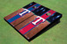Texas Rangers T Field Long Stripe Alternating Themed Cornhole Boards