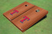 Texas Rangers T Solid Rosewood Cornhole Boards