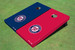 Washington Nationals Circle Alternating Solid Cornhole Boards