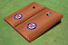 Washington Nationals Circle Solid Rosewood Cornhole Boards