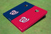 Washington Nationals W Alternating Solid Cornhole Boards