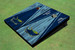 Tampa Bay Rays Alternating Wood Look Triangle Cornhole Boards