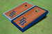 Tampa Bay Rays TB Rosewood Alternating Border Cornhole Boards
