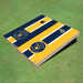Milwaukee Brewers Ball N Glove Alternating Long Stripe Cornhole Boards
