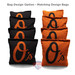 Baltimore Orioles "O" Cornhole Bags