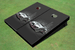 Silver Sports Car Custom Cornhole Board Silver Sports Car Custom Cornhole Board