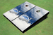 Plane In Cloud Custom Cornhole Board Plane In Cloud Custom Cornhole Board