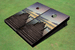 Dock Sunset Custom Cornhole Board Dock Sunset Custom Cornhole Board