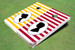 Striped Pattern Wedding Custom Cornhole Board - AAT-2133