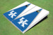 University Of Kentucky Blue And White Matching Triangle Cornhole Boards