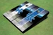 University Of Kentucky Field Alternating Long Strip Themed Cornhole Boards