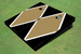 Dark Gold And Black Matching Diamond Custom Cornhole Board Dark Gold And Black Matching Diamond Custom Cornhole Board
