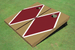 Maroon And Dark Gold Matching Diamond Custom Cornhole Board Maroon And Dark Gold Matching Diamond Custom Cornhole Board