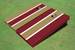 Dark Gold And Maroon Alternating Long Stripe Custom Cornhole Board Dark Gold And Maroon Alternating Long Stripe Custom Cornhole Board