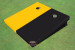 Yellow And Black Solid Custom Cornhole Board Yellow And Black Solid Custom Cornhole Board
