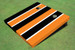 Orange And Black Alternating Long Stripe Set Orange And Black Alternating Long Stripe Set