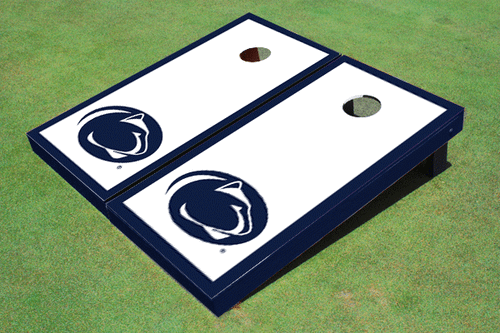 Penn State University Nittany Lions Navy Blue Matching Border Cornhole ...