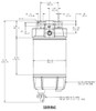 Racor 320R-RAC-02 MARINE GASOLINE FF/WS ASSY