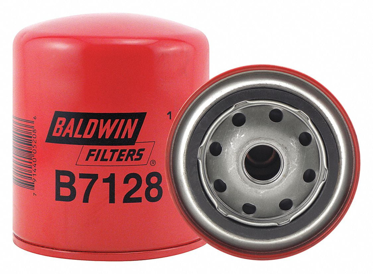 Baldwin Filters Spin-On,3/4" Thread ,4-7/16" L  B7128
