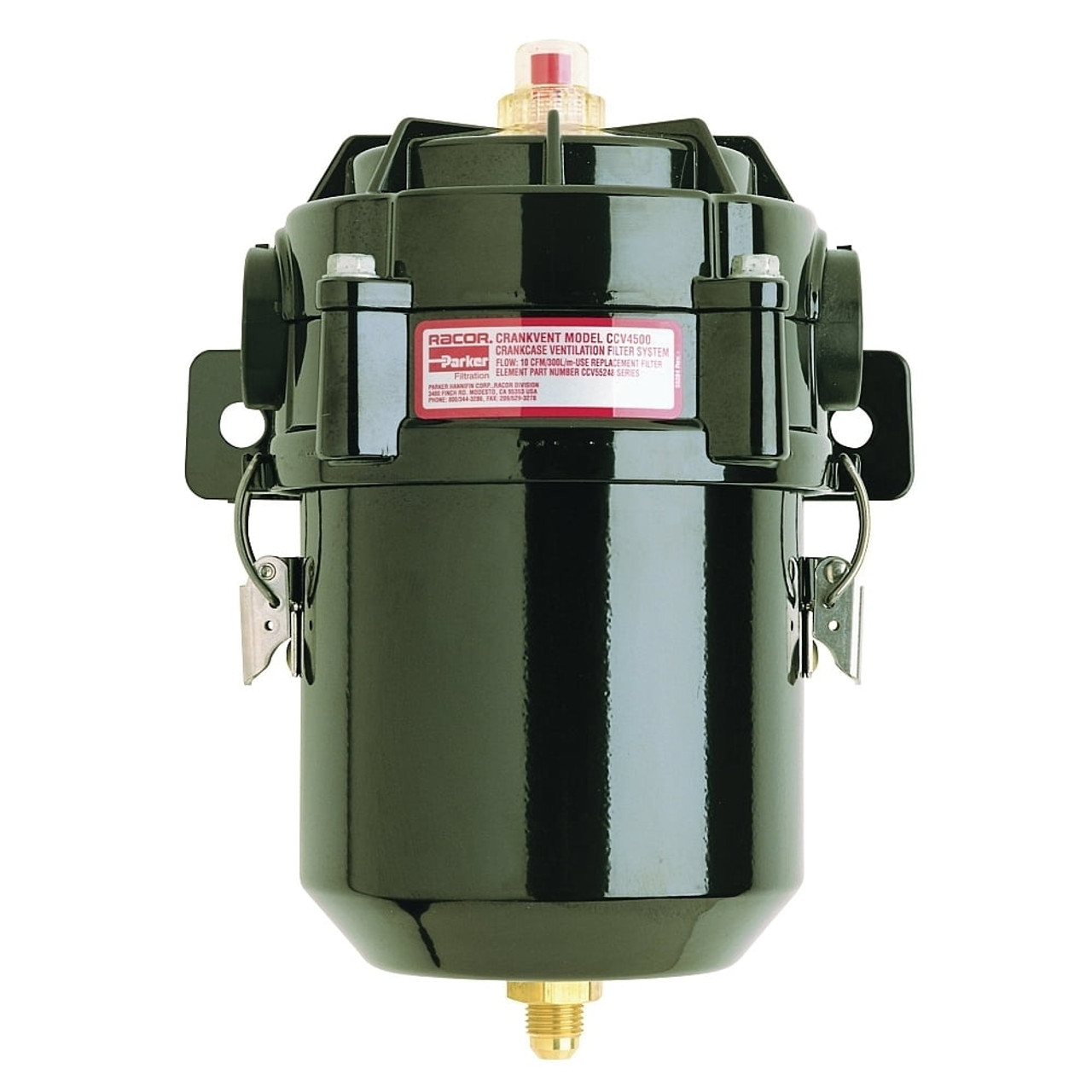 [CCV4500-08R]Parker Racor ccv4500 bypass high eff media right inlet