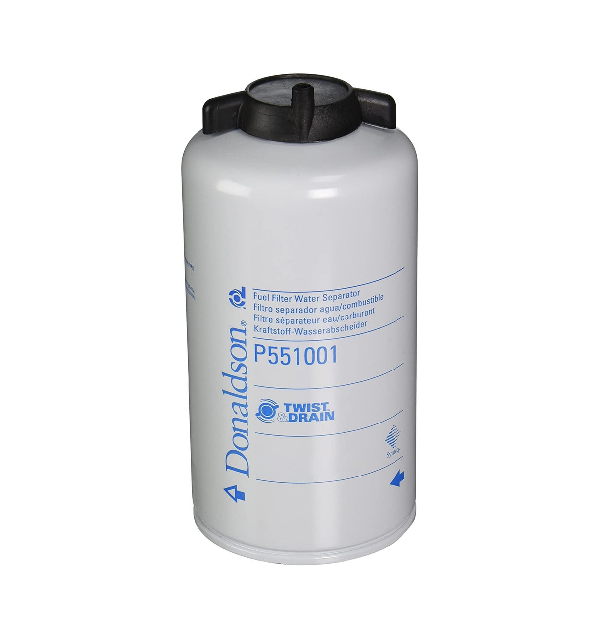 Donaldson P551001 Fuel Filter, Water Separator Spin-On Twist&Drain