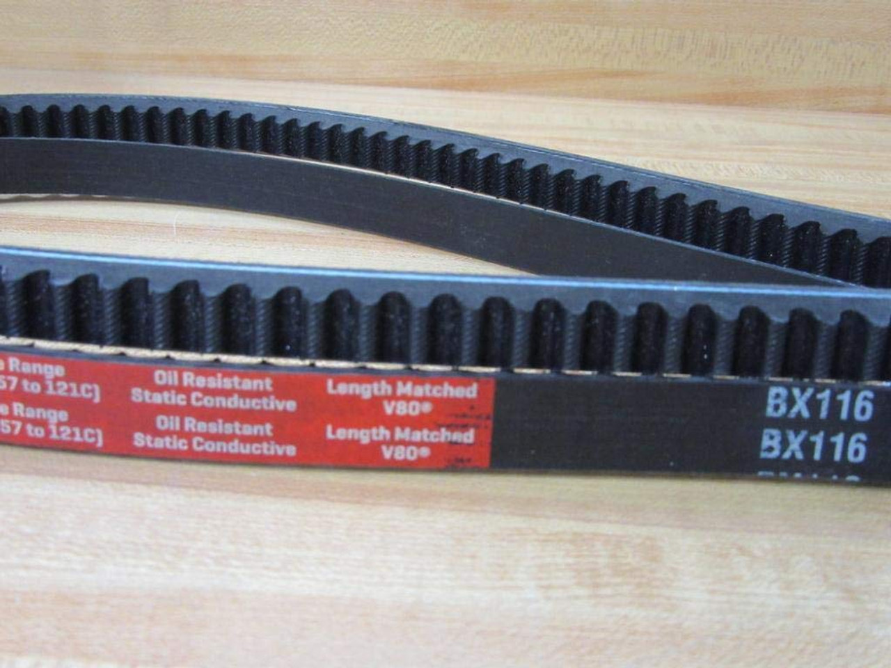 Gates BX116 Tri-Power?« Belts (Molded Notch)
