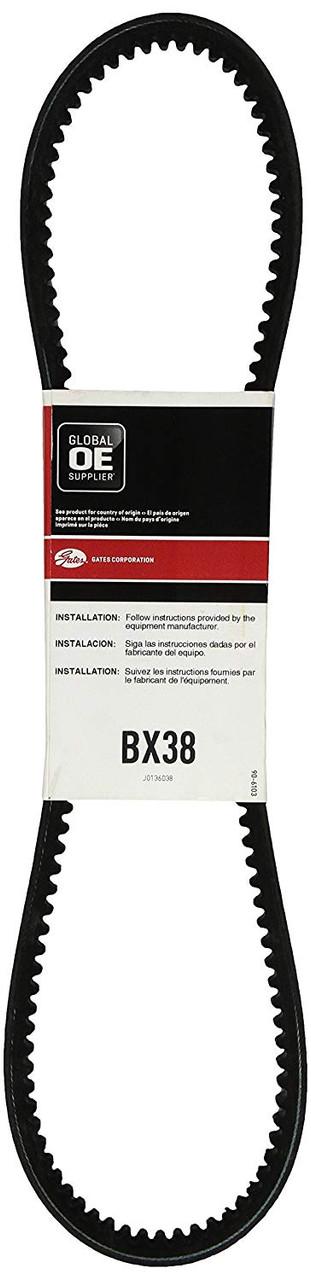 Gates BX38 Tri-Power® Belts (Molded Notch)