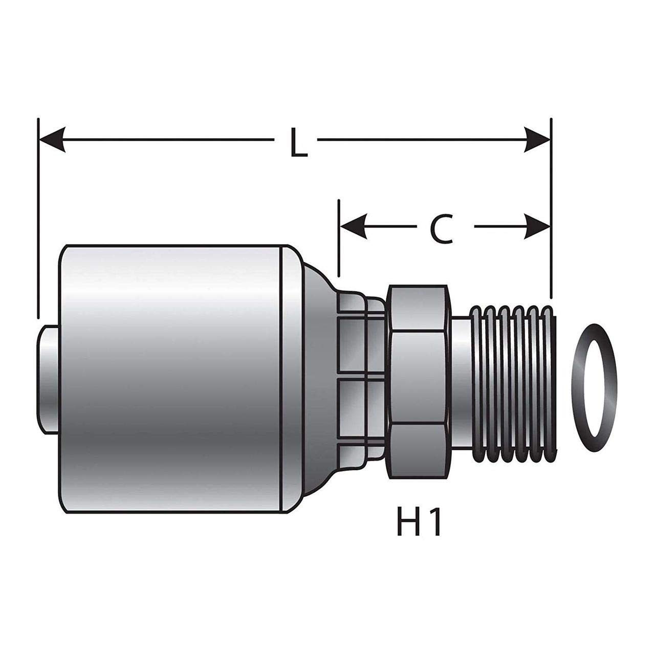 Gates G25225-0606 6G-6MFFOR
