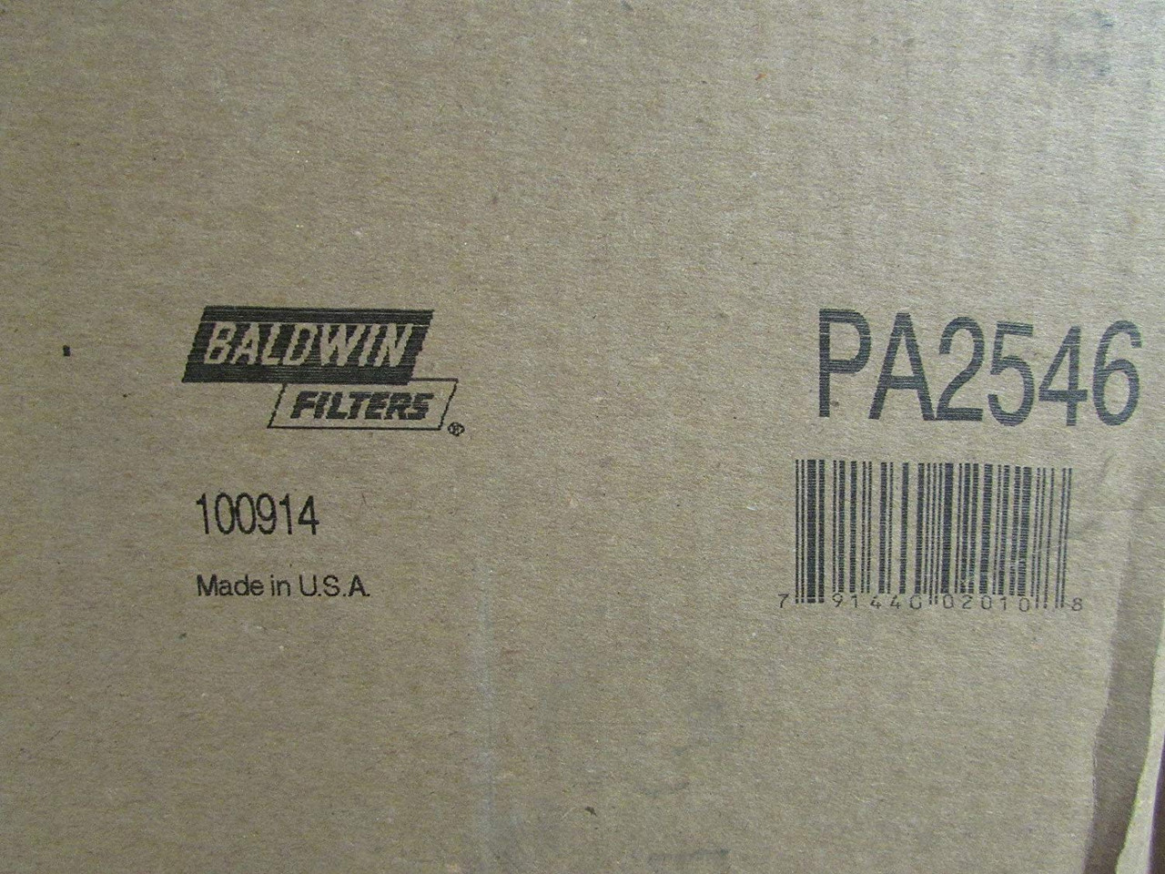 Baldwin PA2546 Outer Air Element Baldwin PA2546 Outer Air Element