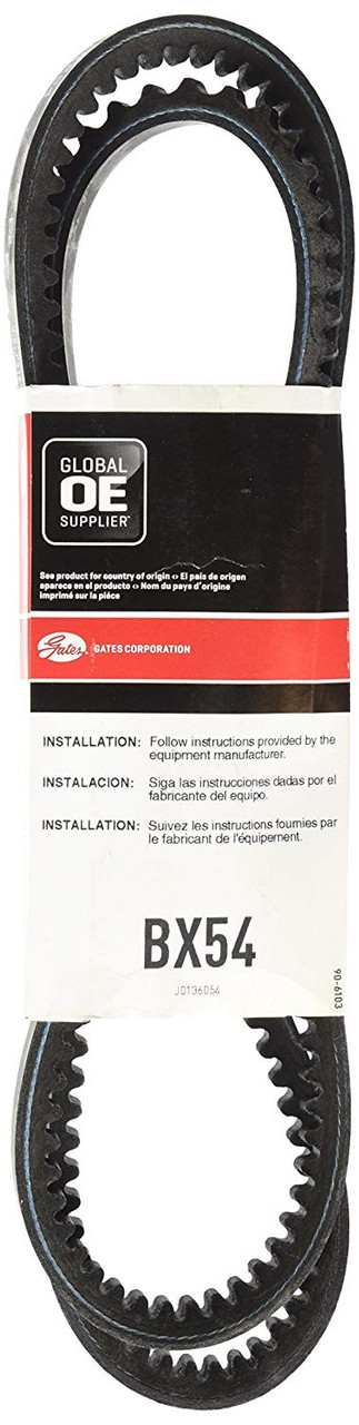 Gates BX54 Tri-Power® Belts (Molded Notch)