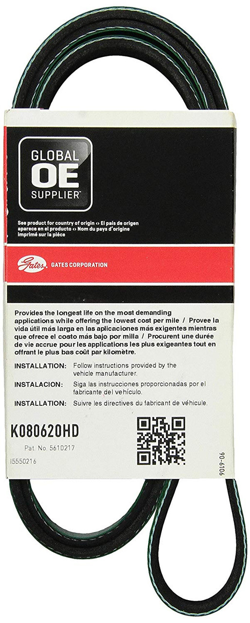 Gates K080620HD FleetRunner?« - Micro-V?« Belts