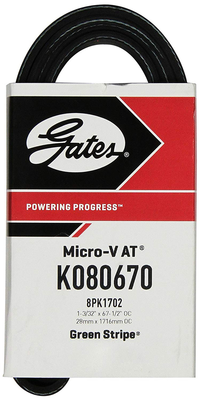 Gates K080670 Micro-V AT?« Belts - Ace-Deuce Fulfillment