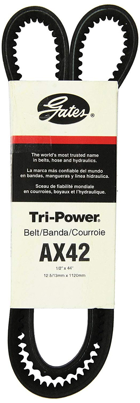 Gates AX42 Tri-Power® Belts (Molded Notch)
