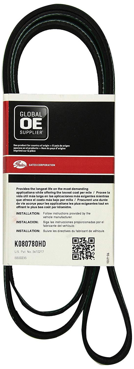 Gates K080780HD FleetRunner® - Micro-V® Belts