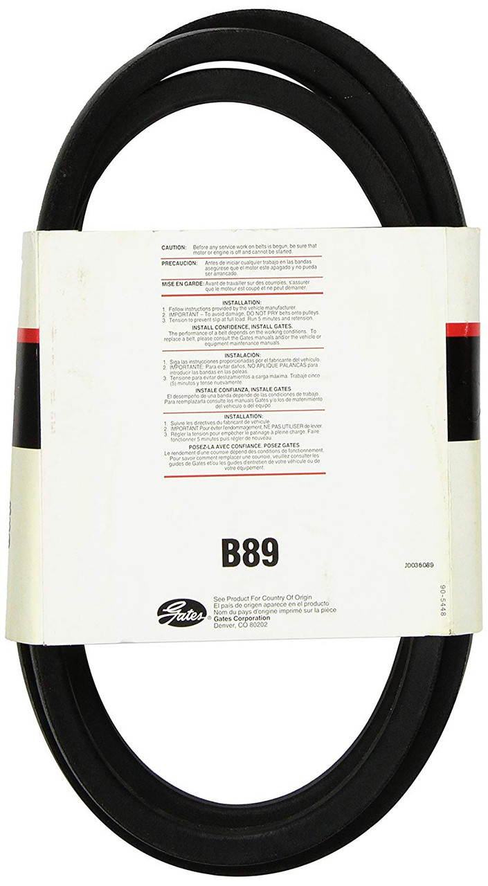 Gates B89 Hi-Power® II V-Belts