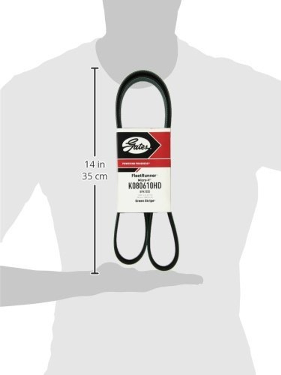 Gates K080610HD FleetRunner® - Micro-V® Belts