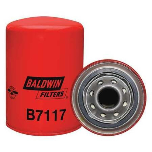 Baldwin B7177 Heavy Duty Lube Spin-On Filter,Red